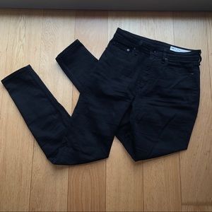 Rag and Bone High Rise Nina Jean in Black size 27
